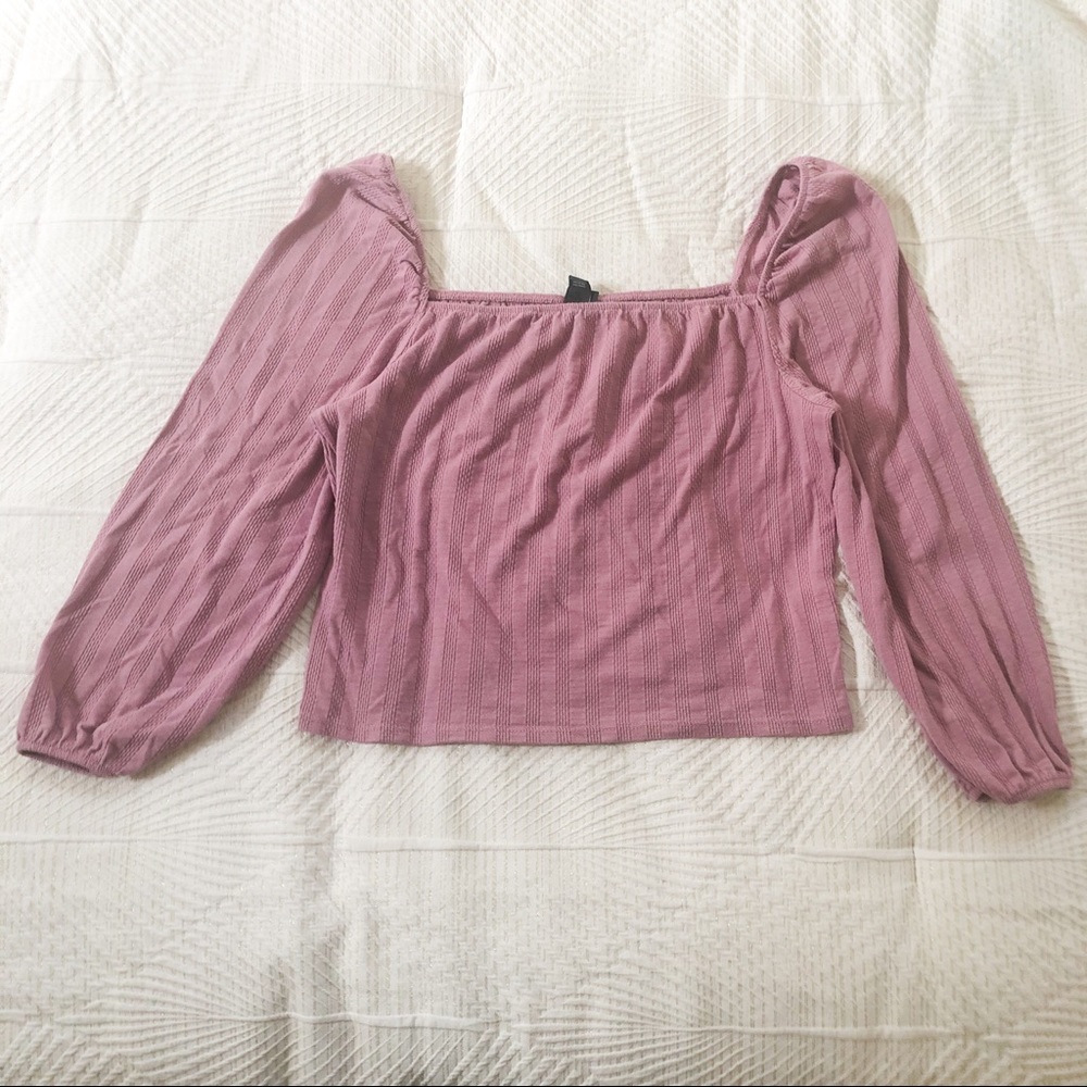 Pink crop top